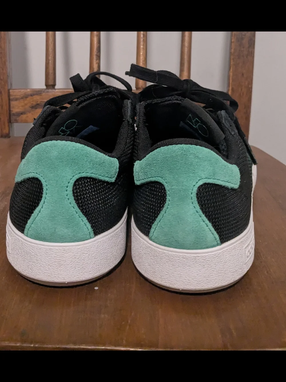 adidas black suede